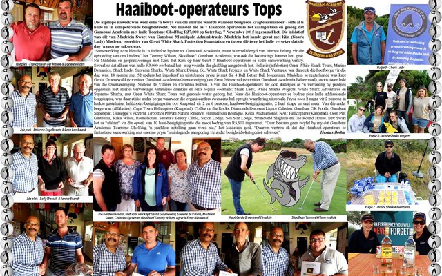 Gansbaai Haaiboot operateurs Tops Collage Monica Hayes_1